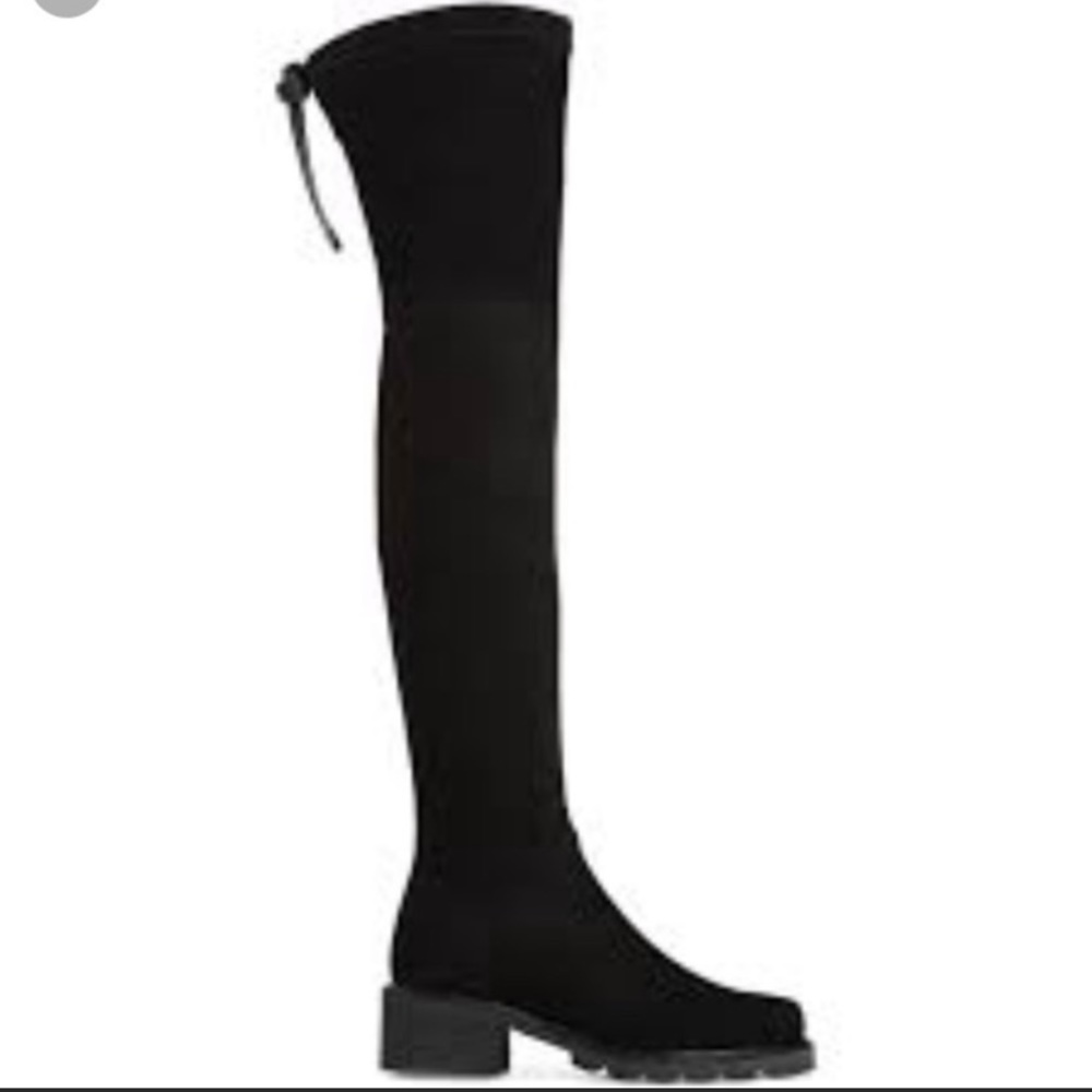 NWOT Stuart Wietzman Eldridge Black Suede